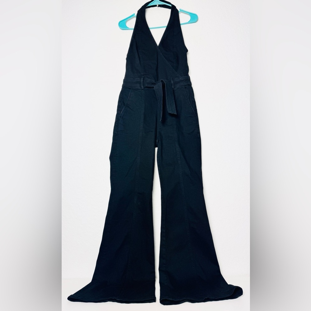 Mother The Halter Doozy Jumpsuit Black 26 Not Guilty EXCELLENT - Picture 5 of 16
